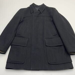 EXPRESS Men’s Small Black Wool Lined Coat